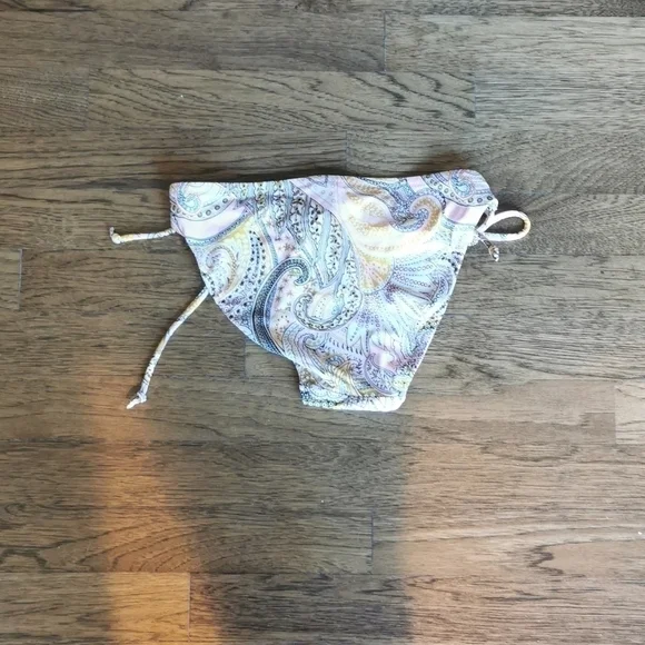 𝅺Victoria's Secret Bikini Bottom Denim Ruffle Small - Picture 2 of 5